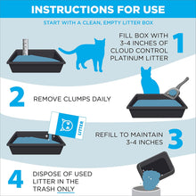 Cloud Control Platinum Clumping Cat Litter 37LB