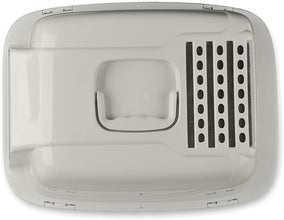 Pets Odor Control Large Enclosed Cat Litter Box, Hooded, Pearl, CP6