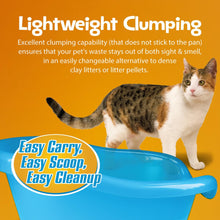 All Natural Clumping Cat Litter, 20 Pound (320Oz 1 Pack) - Alternative to Clay and Pellet Litter - Chemical and 99% Dust Free - Unscented and Lightweight