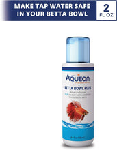 Aquarium Fish Tank Betta Bowl plus Water Conditioner, 4 Ounce