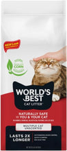 Multiple Cat Unscented, 32-Pounds - Natural Ingredients, Quick Clumping, Flushable, 99% Dust Free & Made in USA - Long-Lasting Odor Control & Easy Scooping