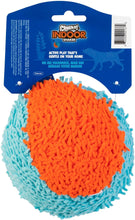 Chuckit Indoor Fetch Shaker Dog Toy (7.5 Inch), Orange and Blue