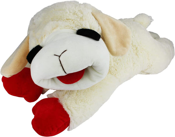 'S Officially Licensed Lamb Chop Jumbo White Plush Dog Toy, 24-Inch